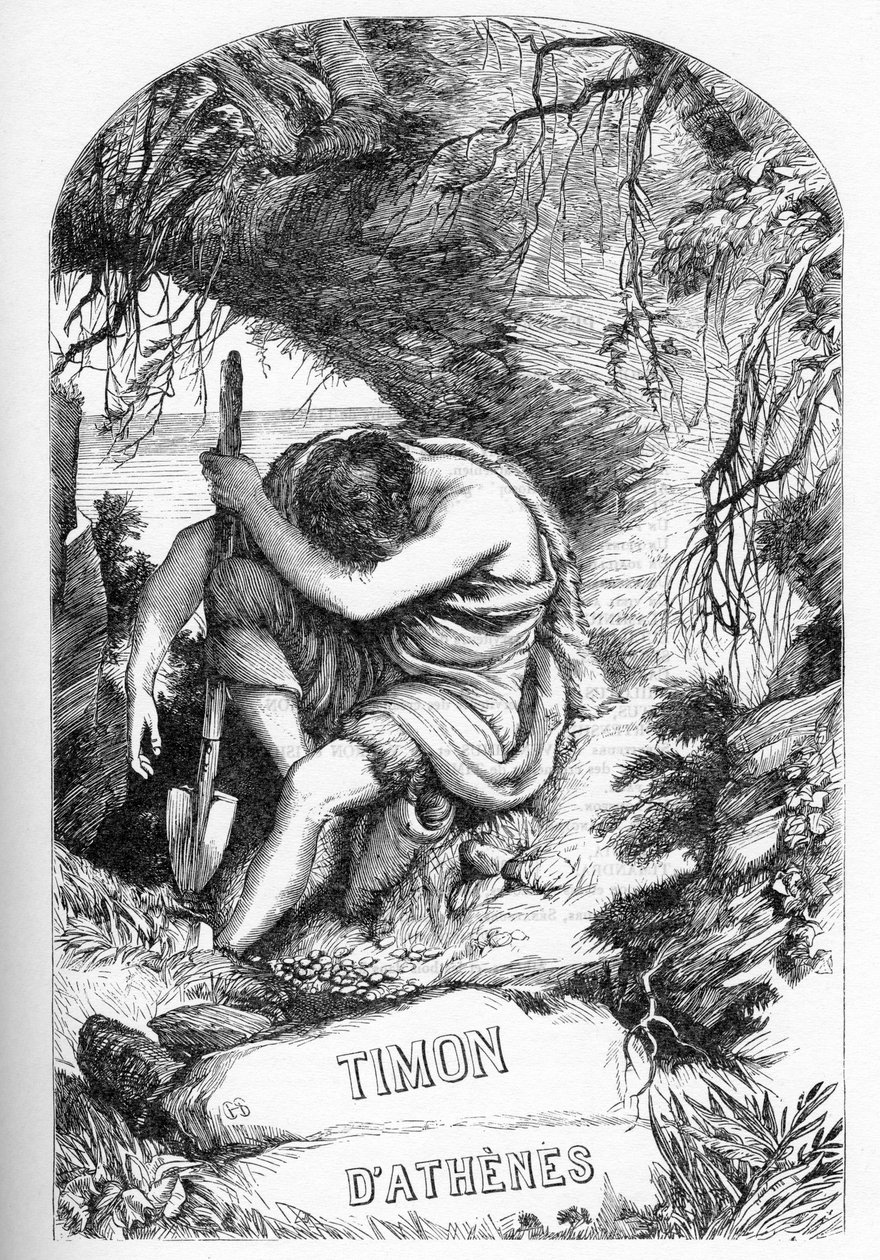 Timon van Athene (Het leven van Tymon van Athene) - Illustratie in 