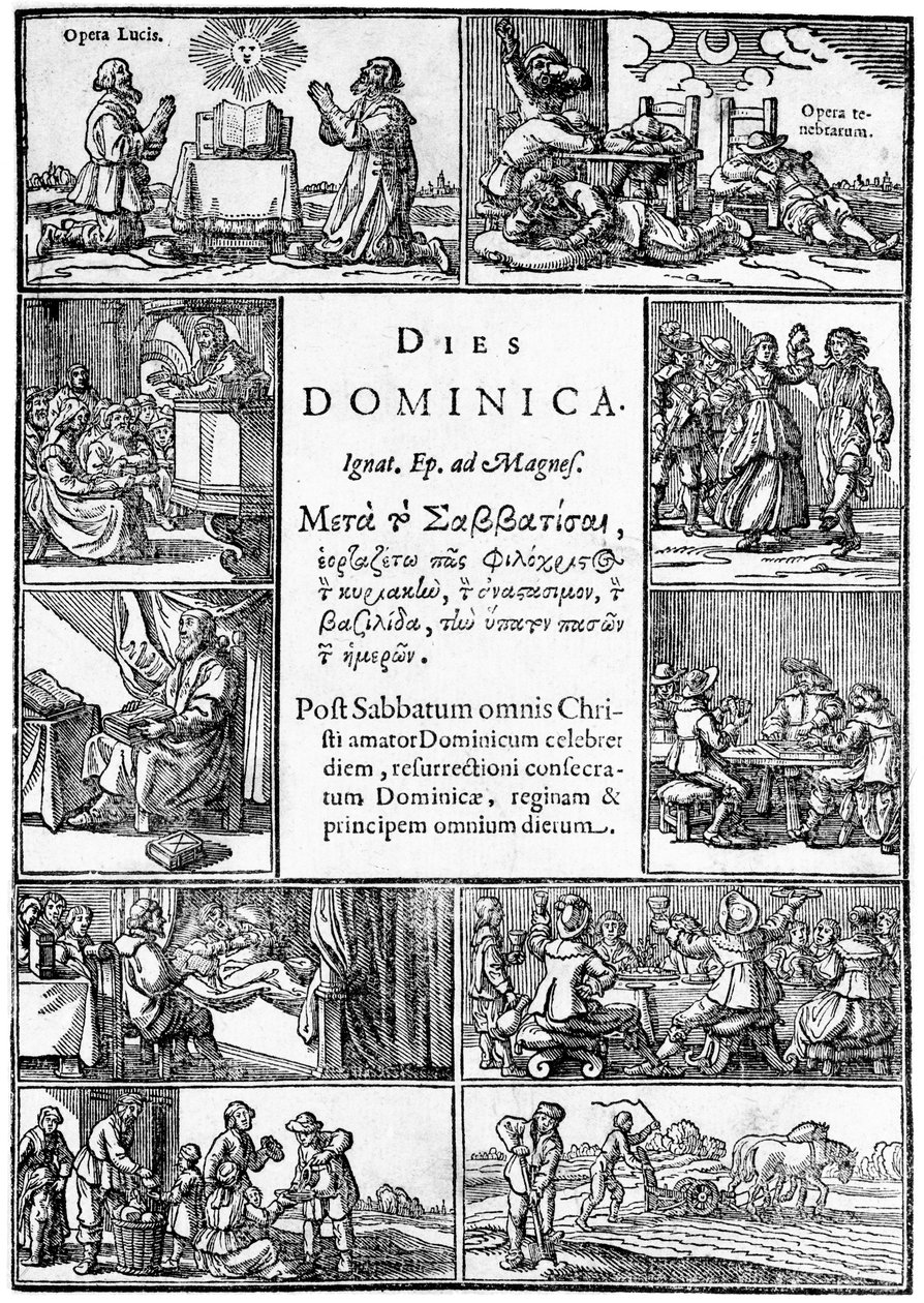 Titelpagina van Thomas Youngs Dies Dominica, 1639 door English School