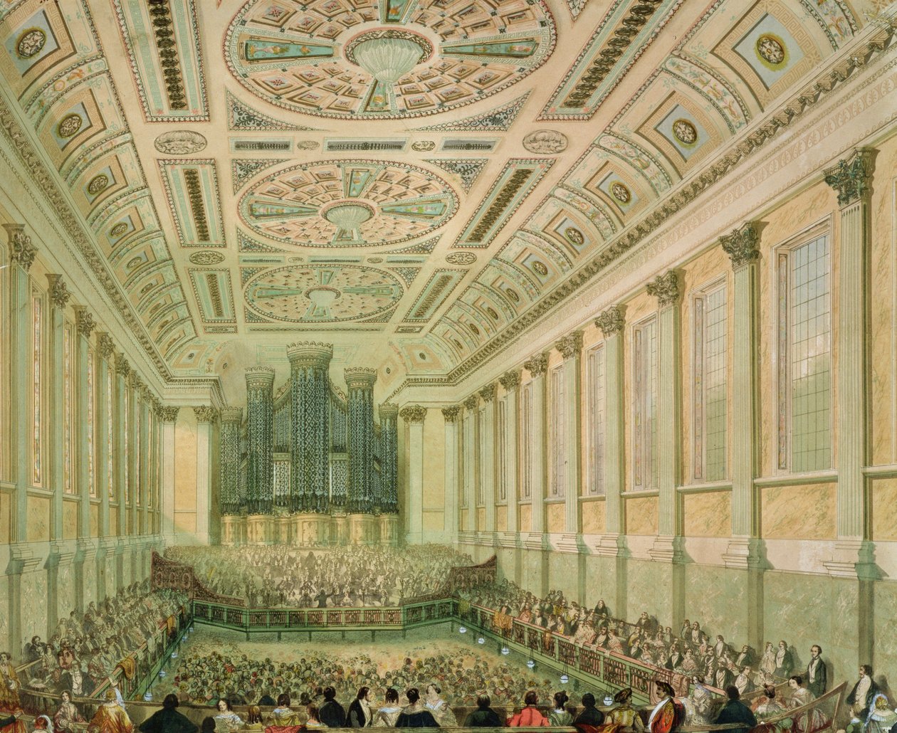 Stadhuis, Interieur, 1855-1875 door English School