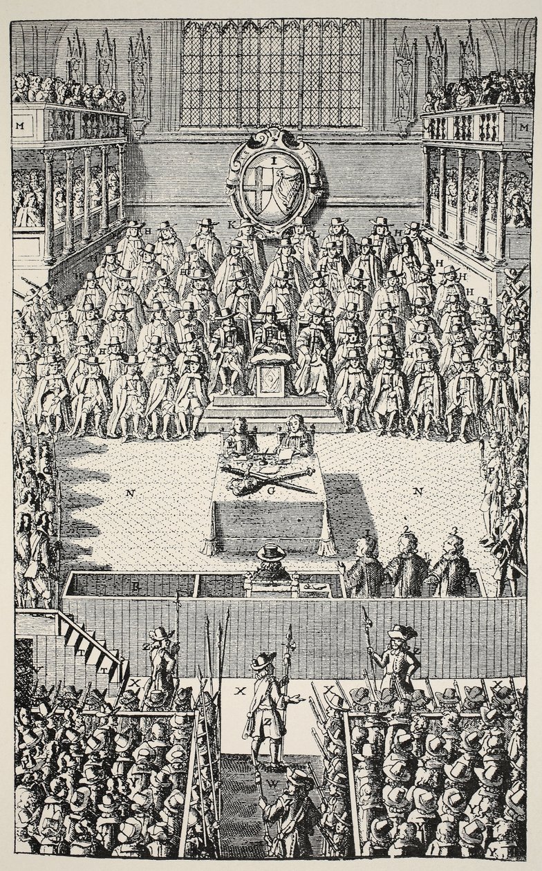Proces van Karel I, 4 januari 1649 door English School