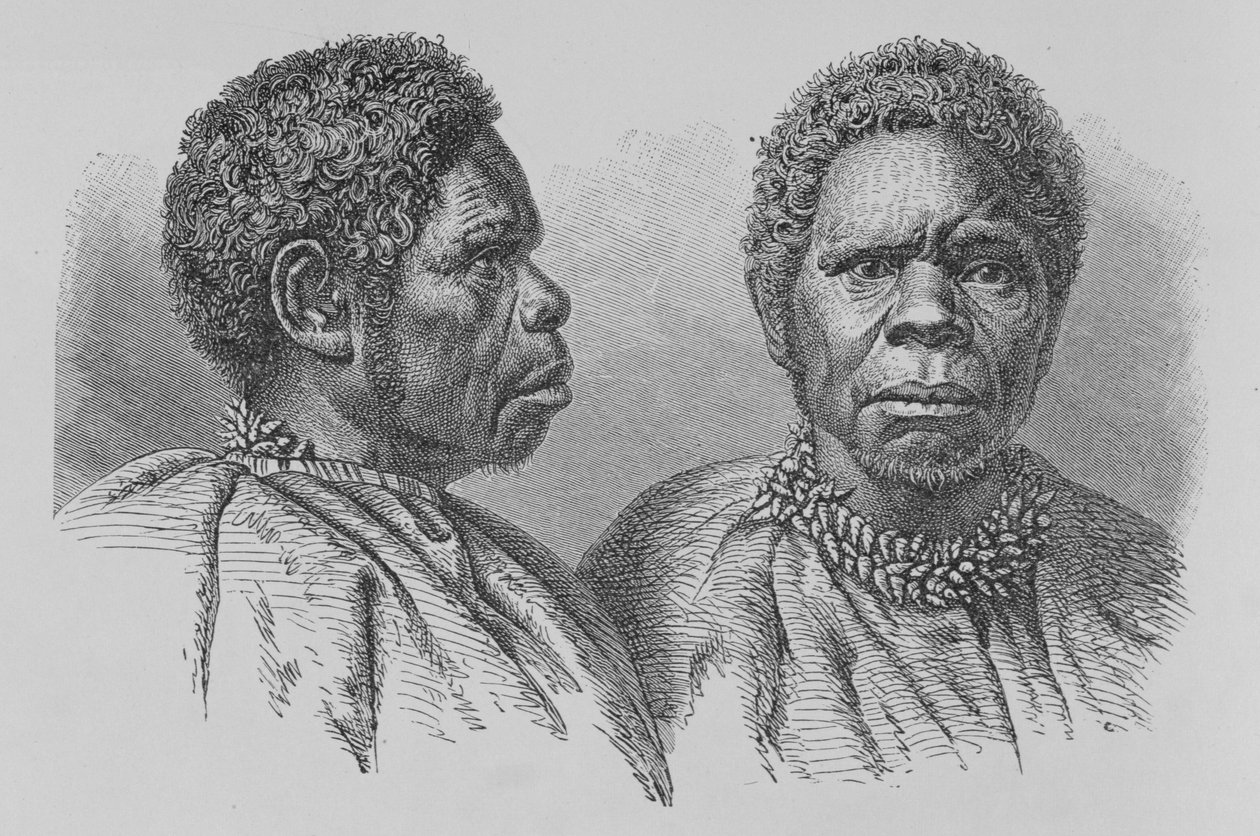 Truganina, de laatste Tasmaanse vrouw, uit 