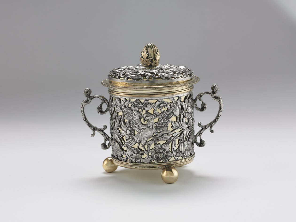 Tweehandige Beker, 1677 door English School