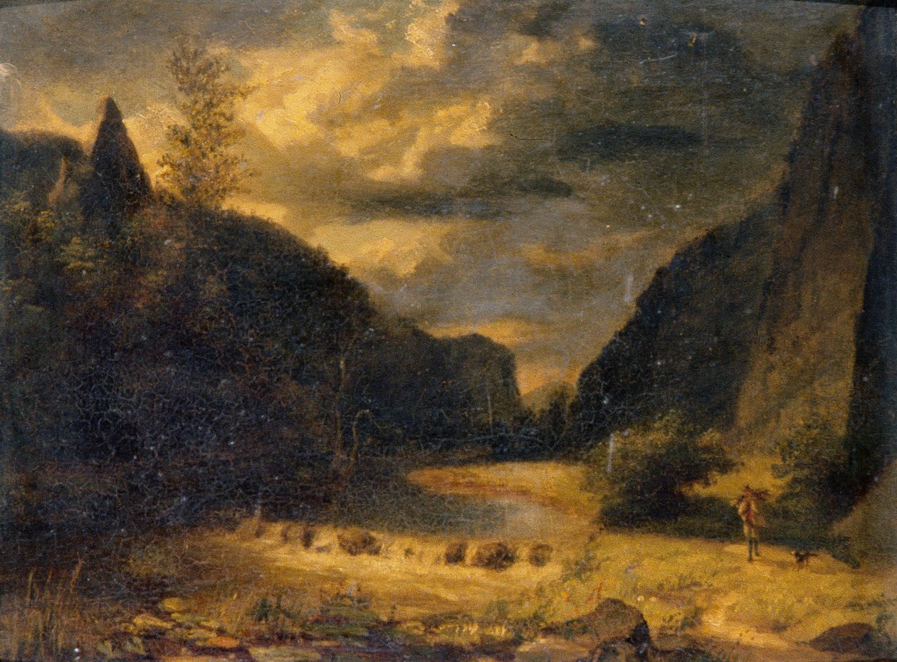 Valleilandschap, c.1850 door English School