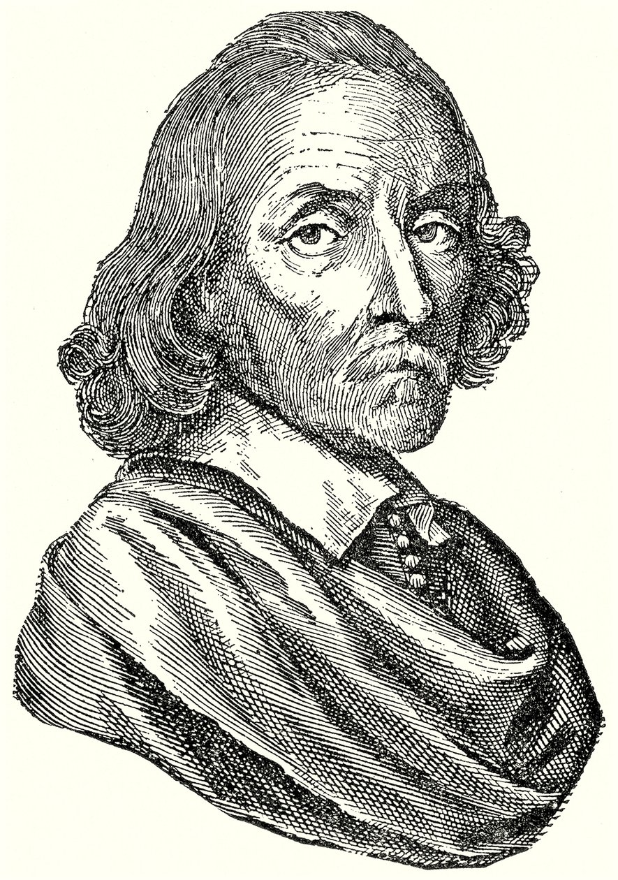 William Harvey (gravure) door English School