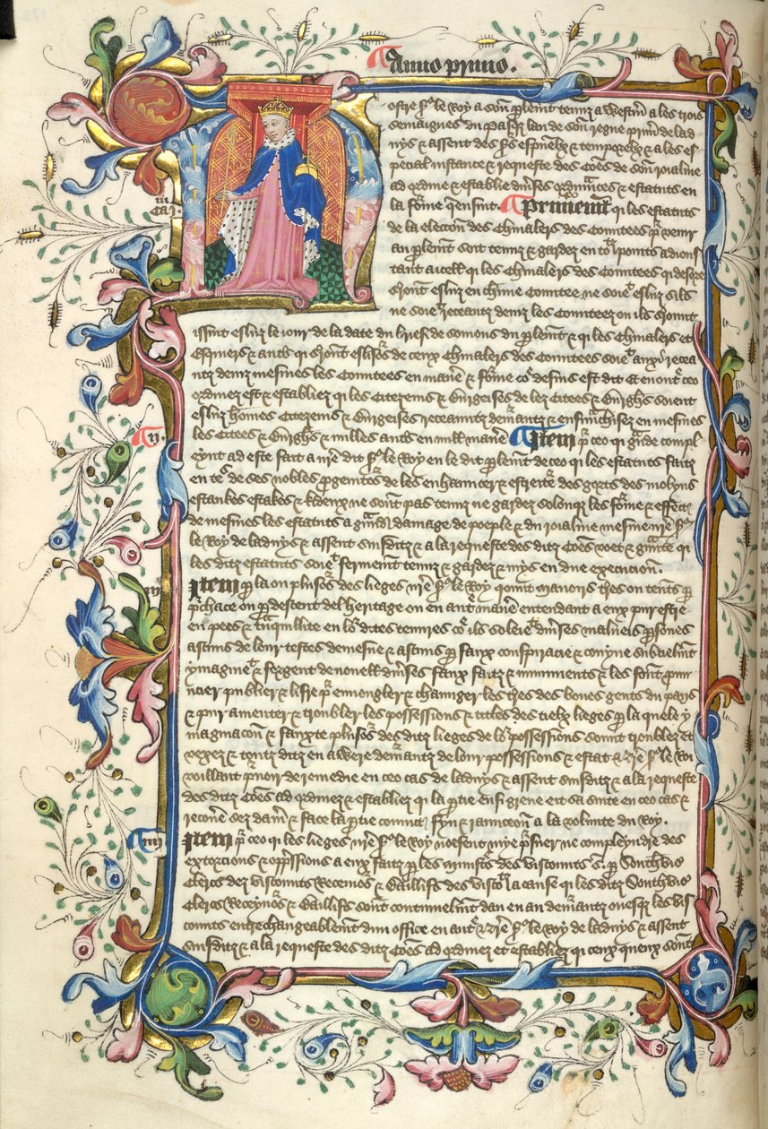 Yates Thompson 48, f.172v Geïllustreerde initiaal 
