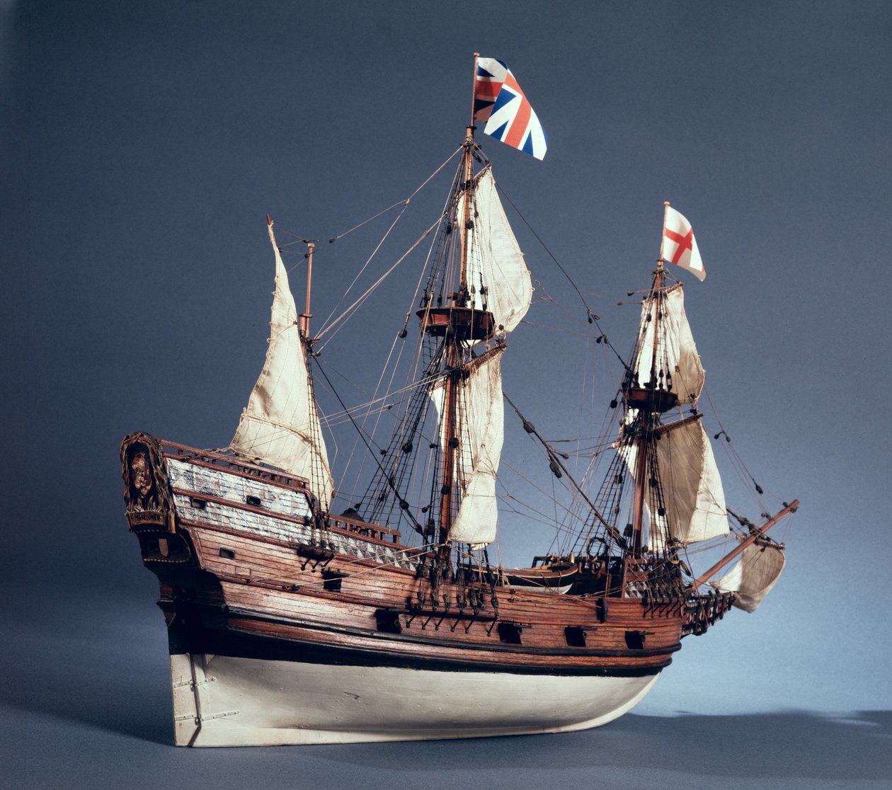 1:60 schaalmodel van de Mayflower van 1620 door English School English School