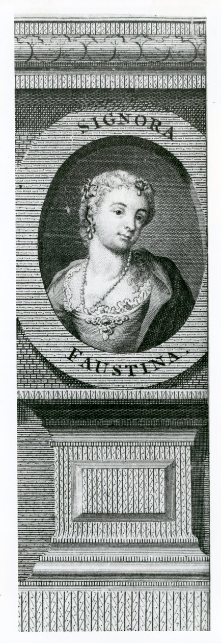 Faustina Bordoni (1697-1781) door Enoch Seeman