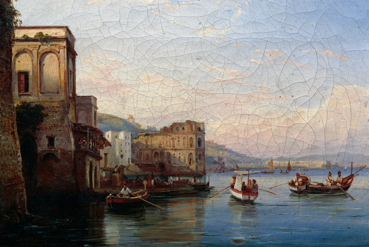 Posillipo, ca. 1850 door Ercole Gigante
