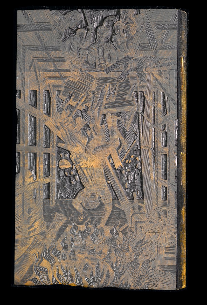 De beroemde tragedie van de rijke Jood van Malta, 1933 door Eric Ravilious