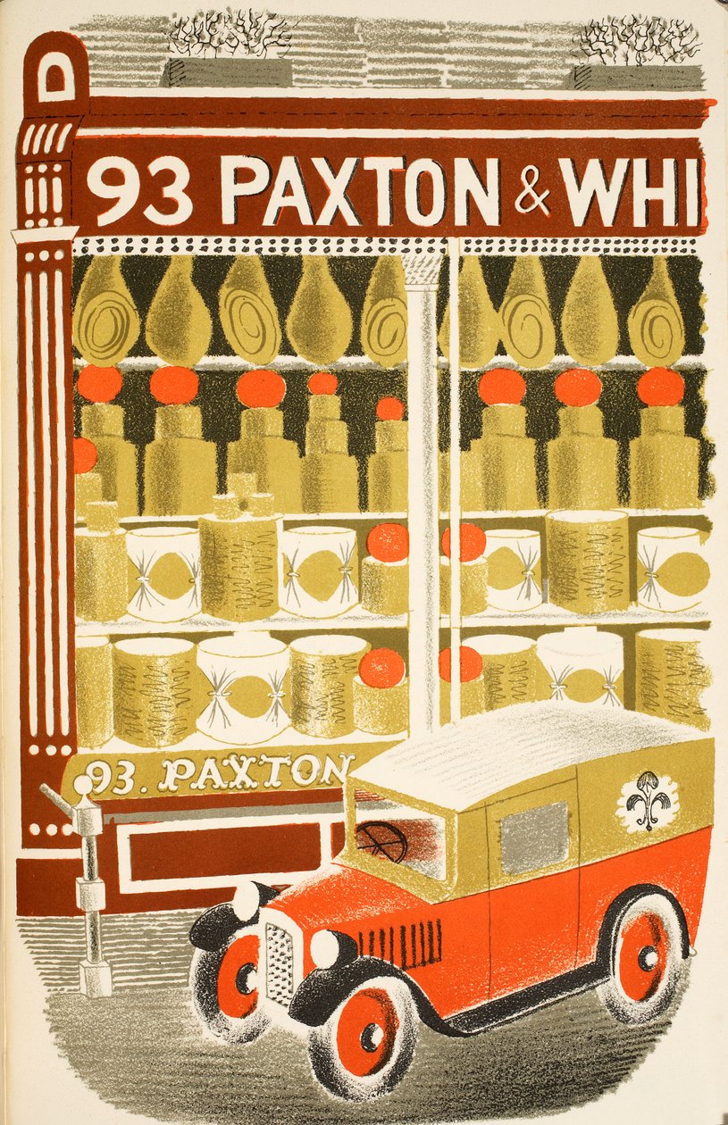 Kaasverkoper, illustratie uit 