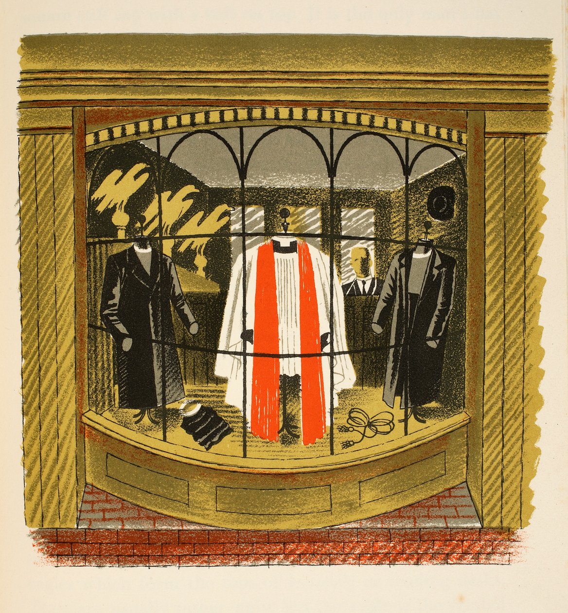 Geestelijke outfitter, illustratie uit 