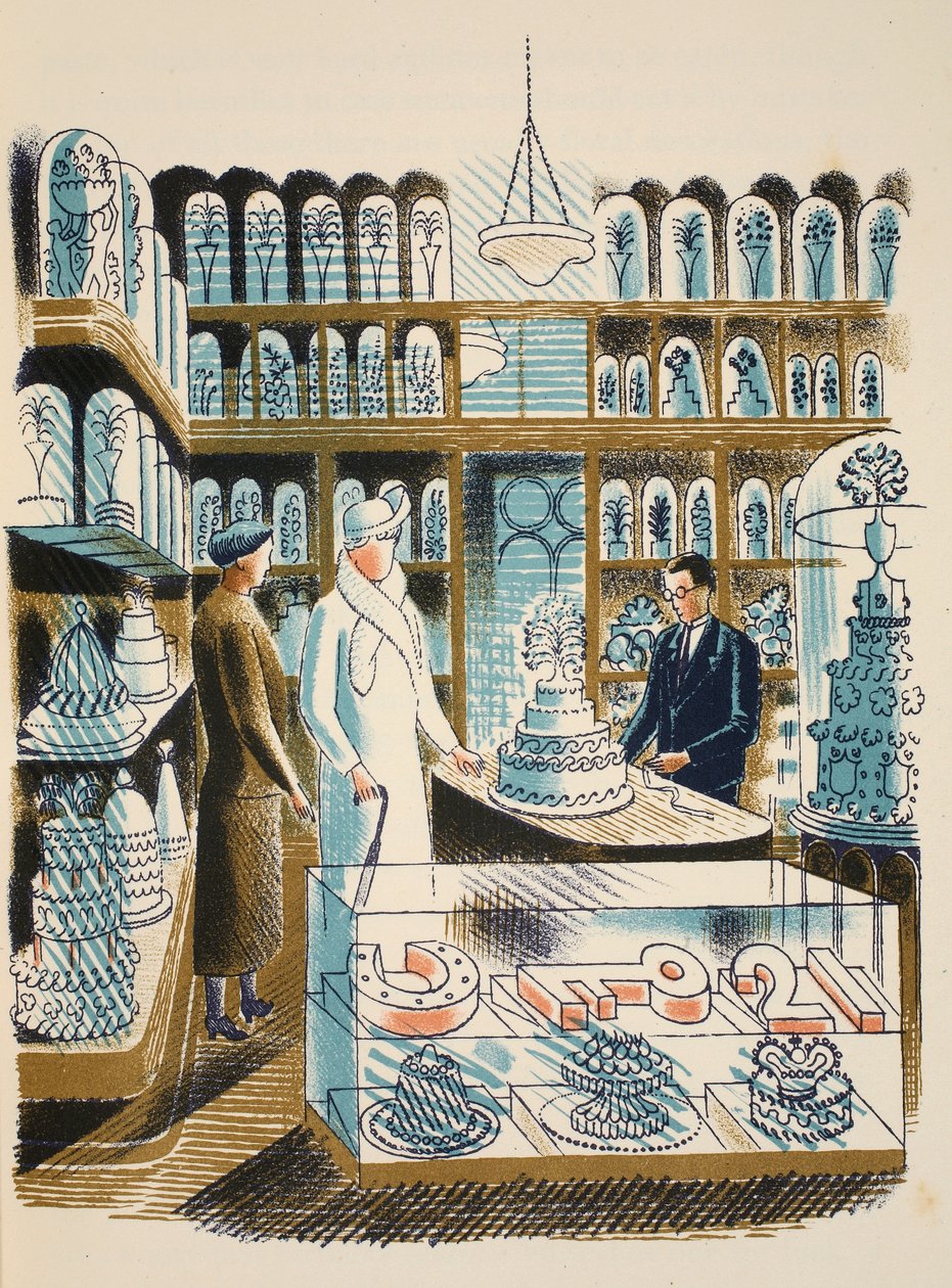 Bruidstaart, illustratie uit 