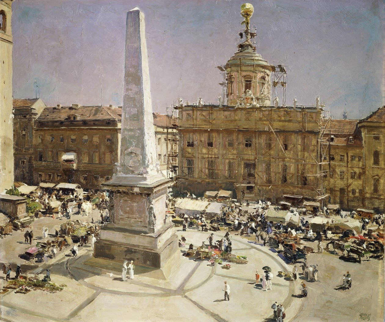 Piazza Santa Maria Maggiore, Rome door Erich Kips