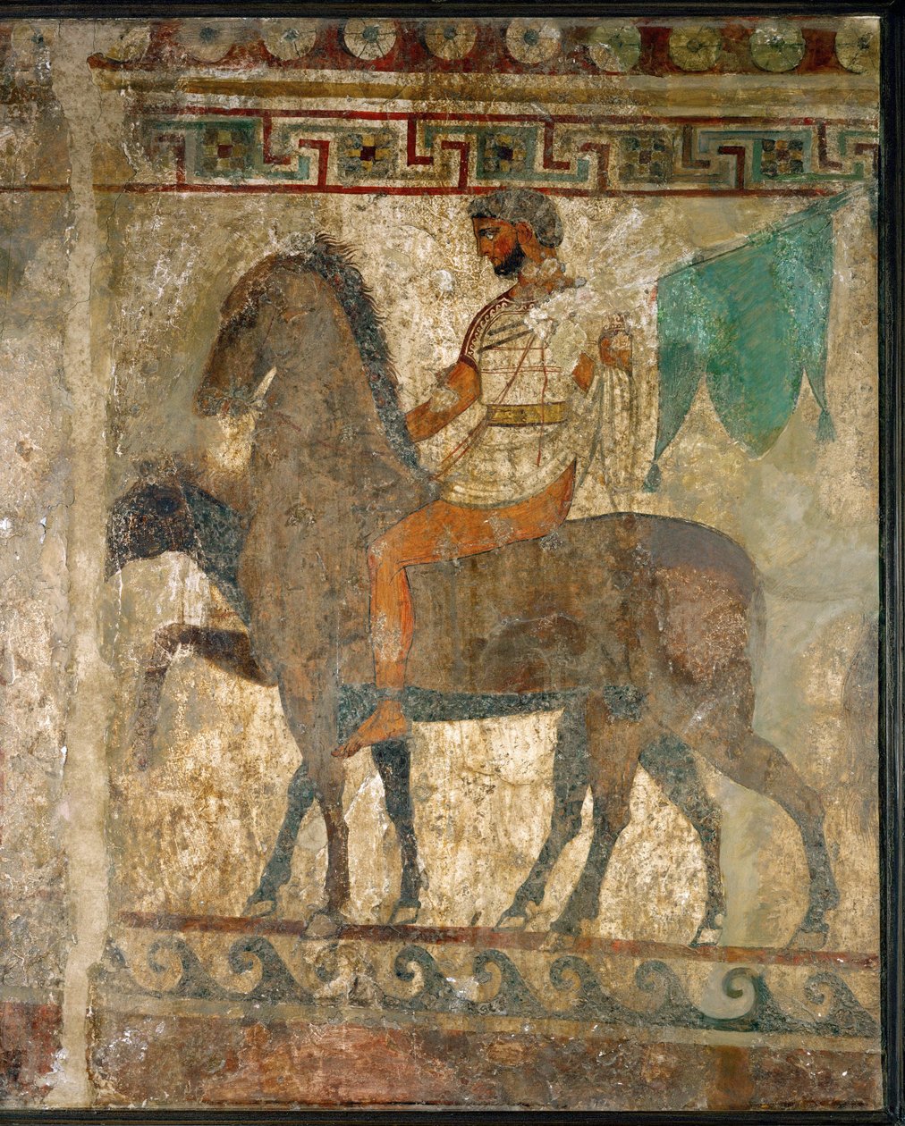 Een ruiter in een stoet door Erich Lessing