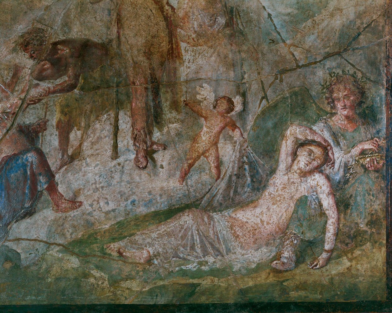 Ariadne en Dionysos op het eiland Naxos door Erich Lessing