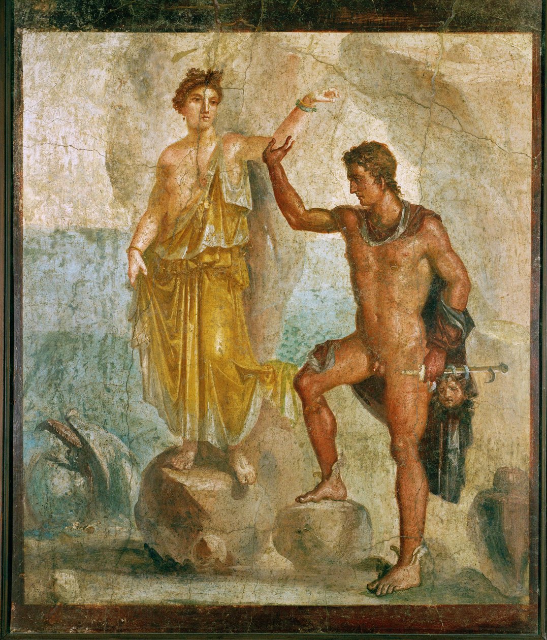 Perseus bevrijdt Andromeda door Erich Lessing