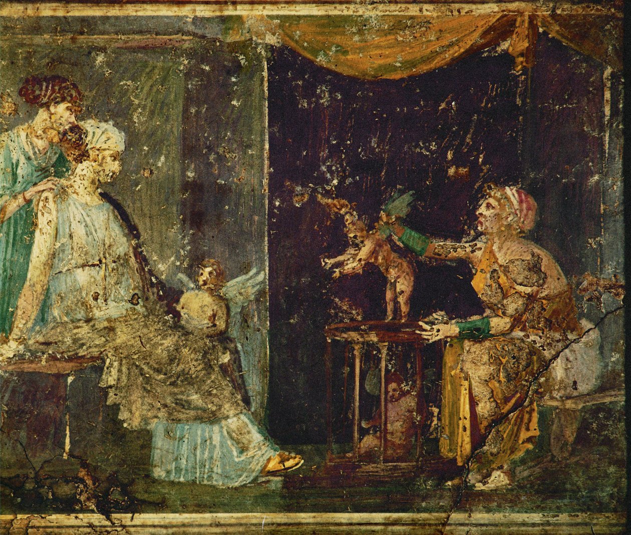 Twee elegante dames bij de procureur door Erich Lessing