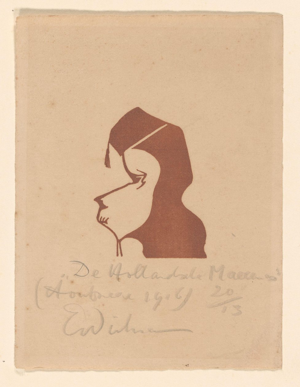 De Hollandsche Maecenas door Erich Wichmann (signed by artist)