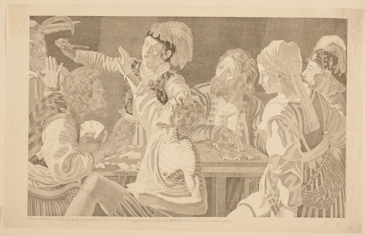 De spelers door Erling Eckersberg