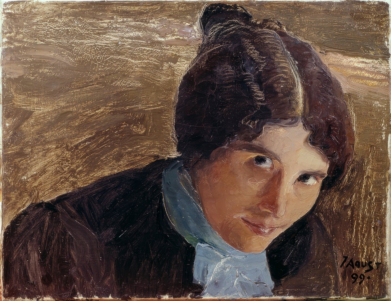 Marguerite Burnat-Provins door Ernest Bieler