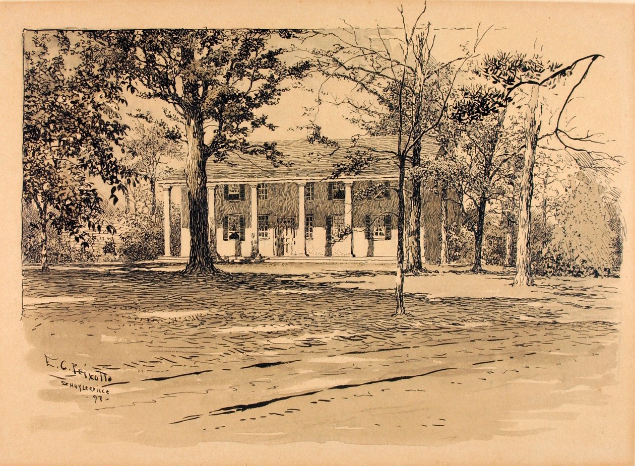 Saratoga. Het huis van generaal Schuyler door Ernest C. Peixotto