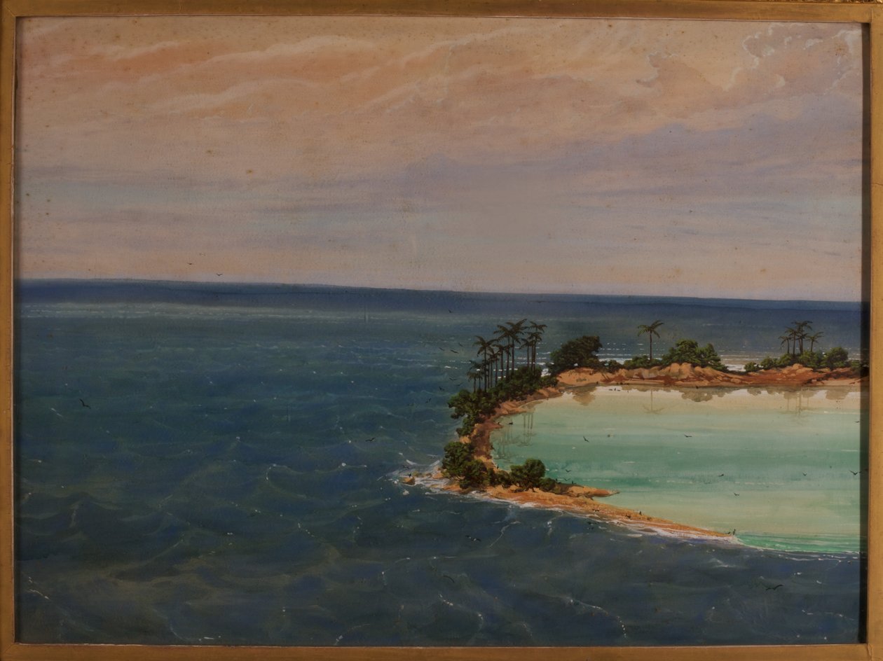 Drieluik van een Atol, 1871 door Ernest Henry Griset