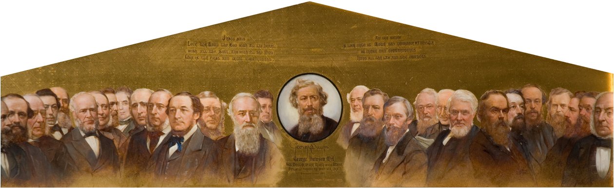 George Dawson en zijn vrienden, 1879 door Ernest Lancaster Thompson