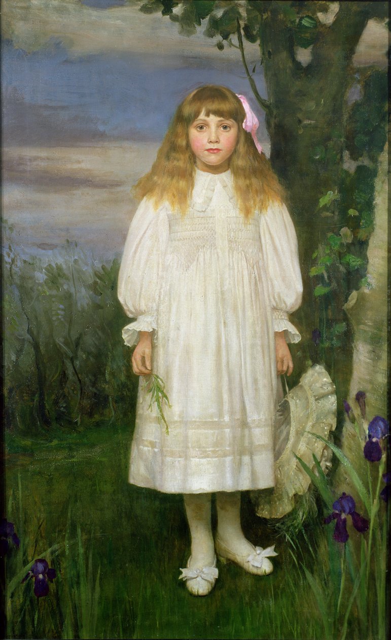 Portret van Miss Catherine Howard, ca. 1904 door Ernest Leopold Sichel