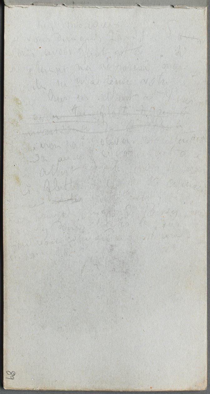 Schetsboek, Pagina 89: Notities door Jean Louis Ernest Meissonier