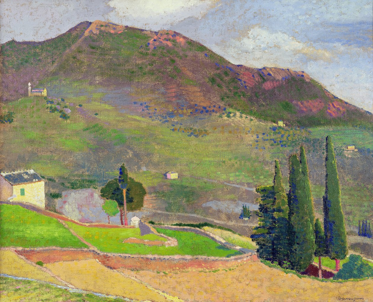 Mont Ste. Victoire door Ernest Yarrow Jones
