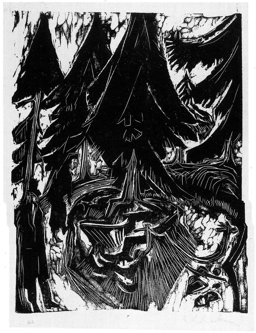 Sanatoriumwandeling door Ernst Ludwig Kirchner