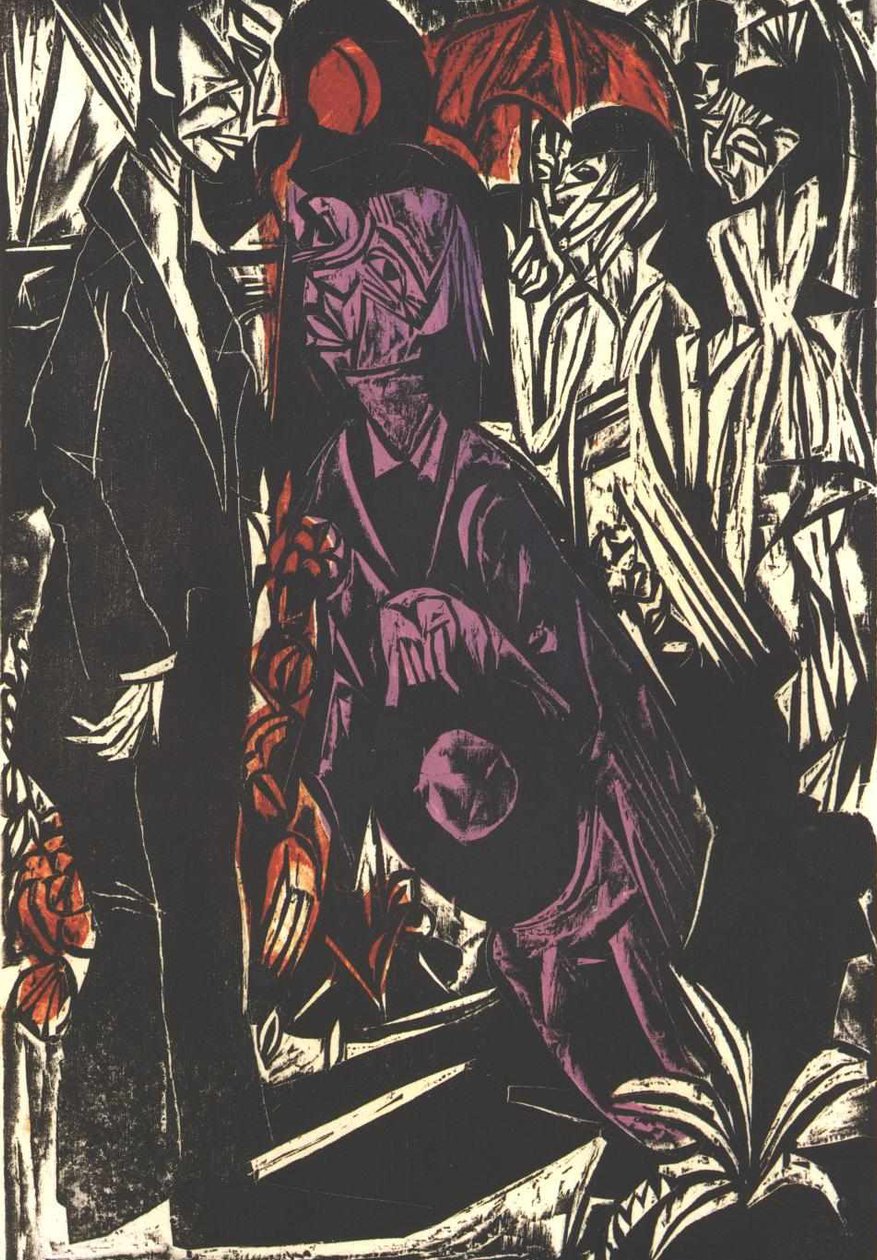De verkoop van de schaduw door Ernst Ludwig Kirchner