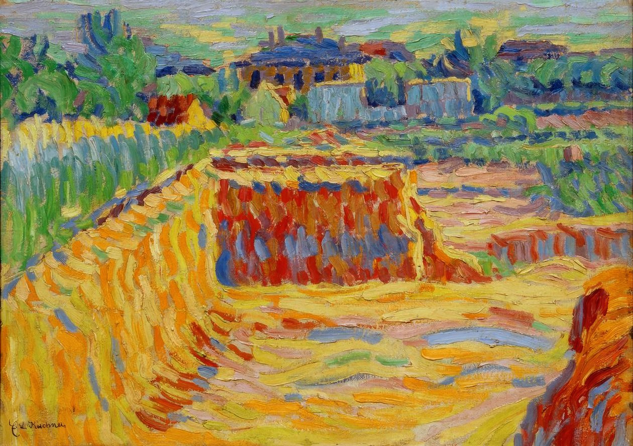De kleigroeve door Ernst Ludwig Kirchner