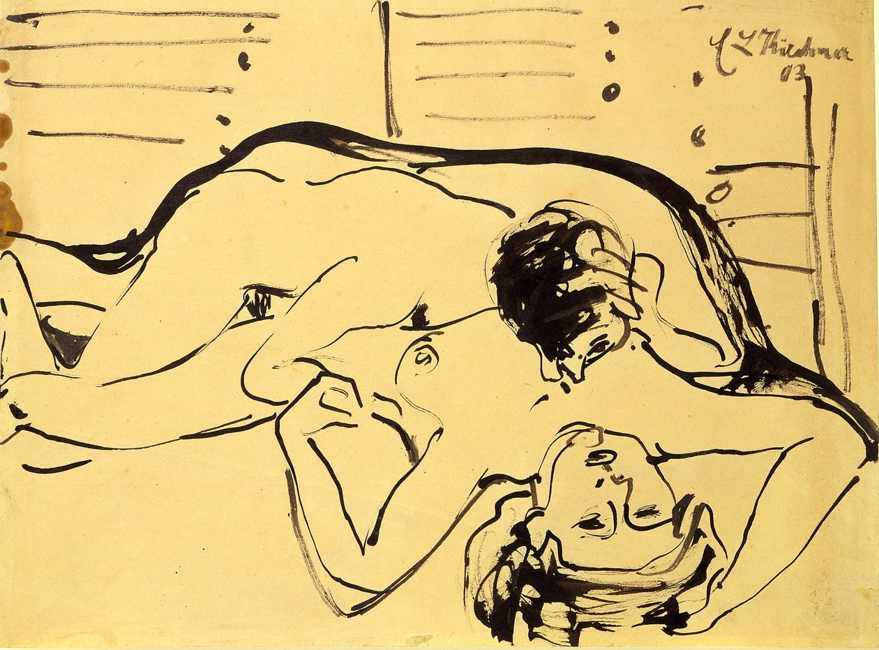 Liefdespaar door Ernst Ludwig Kirchner