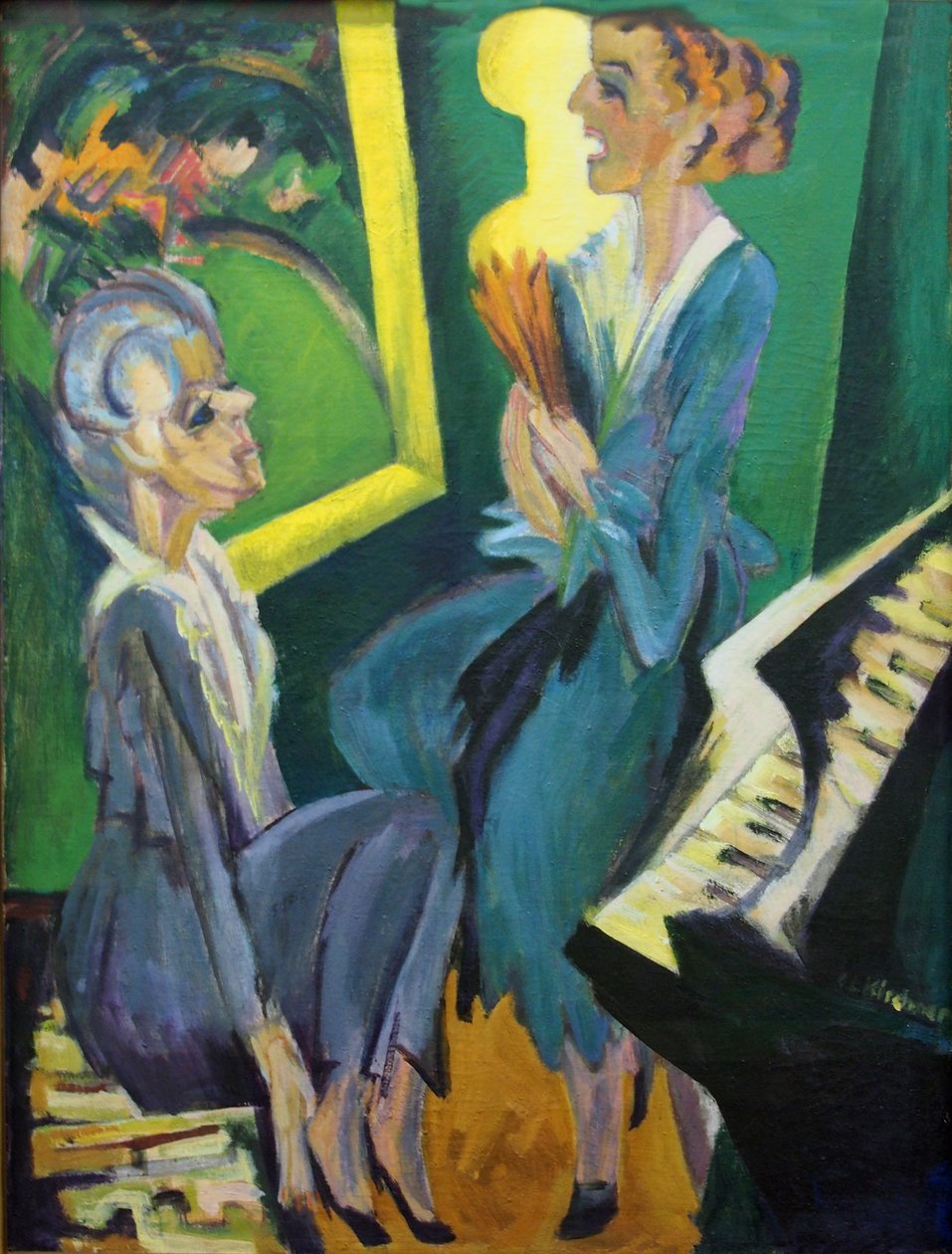 Muziekkamer door Ernst Ludwig Kirchner