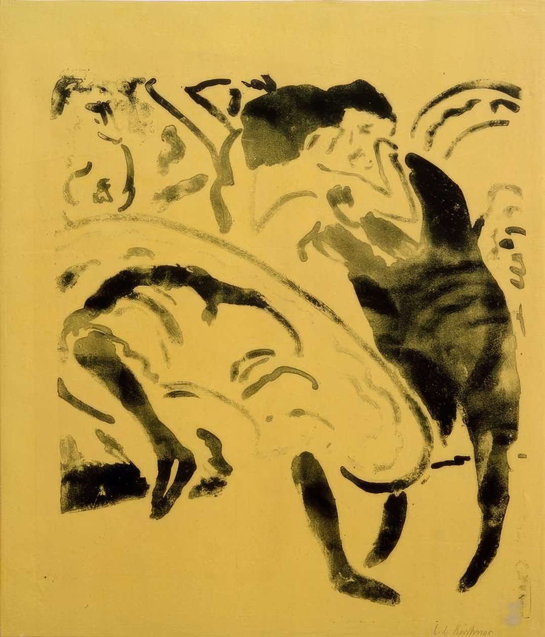 Danspaar door Ernst Ludwig Kirchner