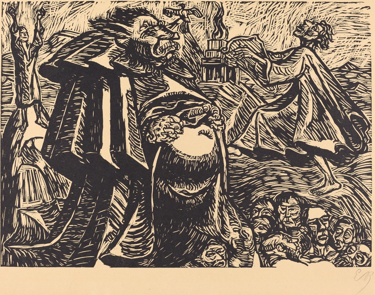 God Buik, 1921 door Ernst Barlach