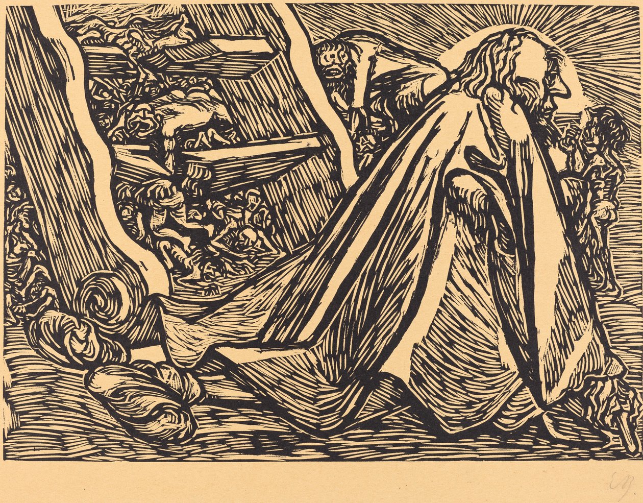 De Goddelijke Bedelaar door Ernst Barlach
