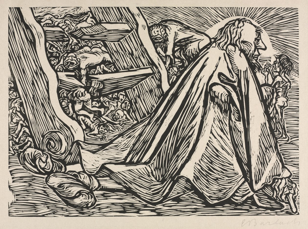 De Transformaties van God: De Goddelijke Bedelaar door Ernst Barlach