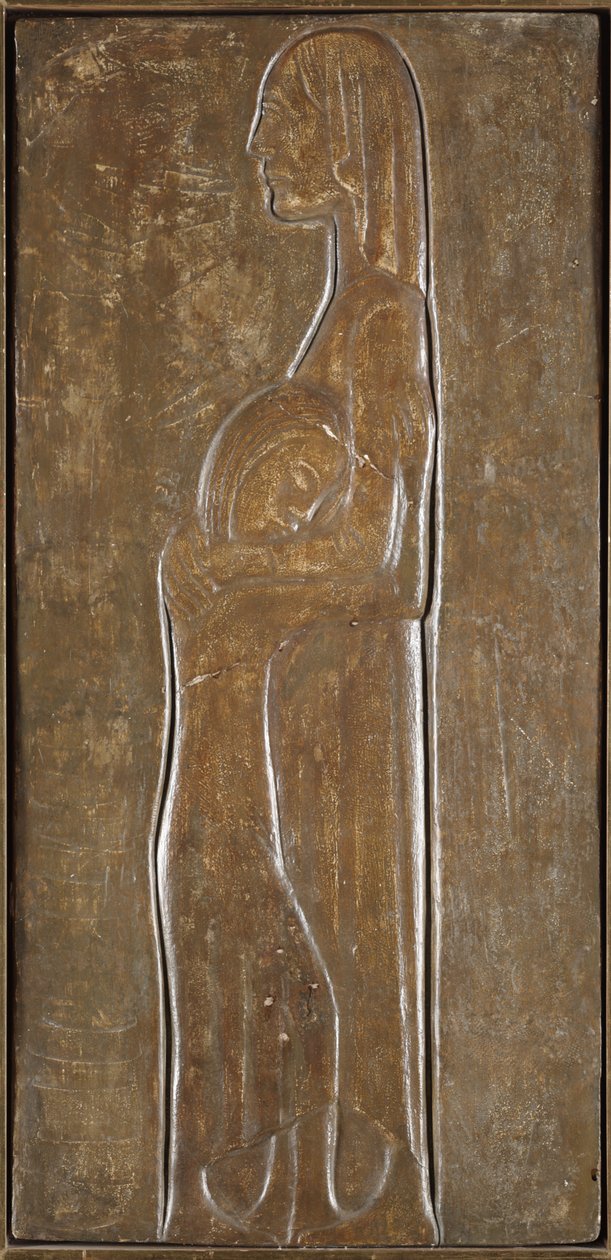 Weduwe en Dochter: Studie voor Monument voor de Doden van de Eerste Wereldoorlog door Ernst Barlach