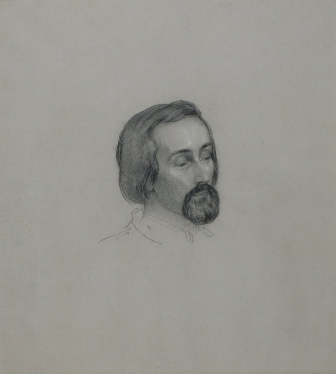 Portret van de dichter Heinrich Heine 1797-1856, 1851 door Ernst Benedikt Kietz