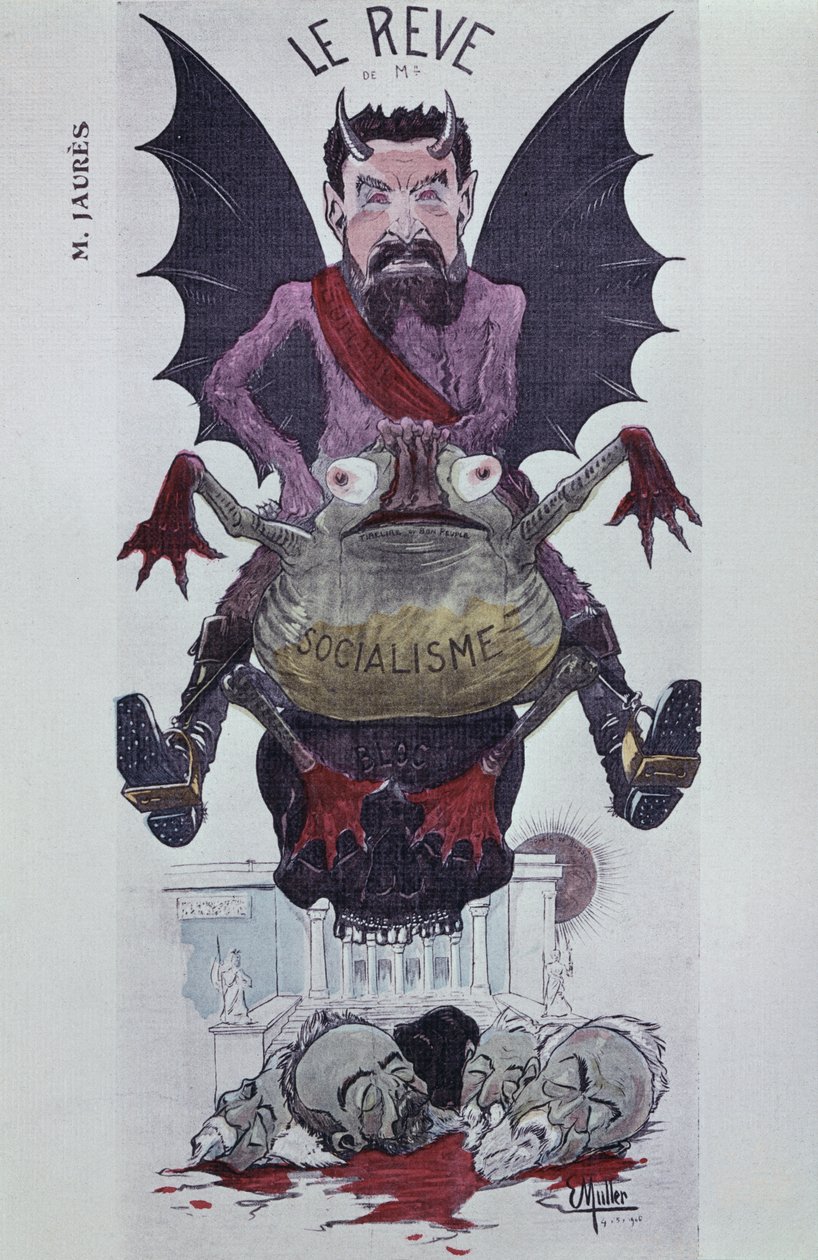 De Droom van M. Jaures, 1906 door Ernst Emmanuel Muller