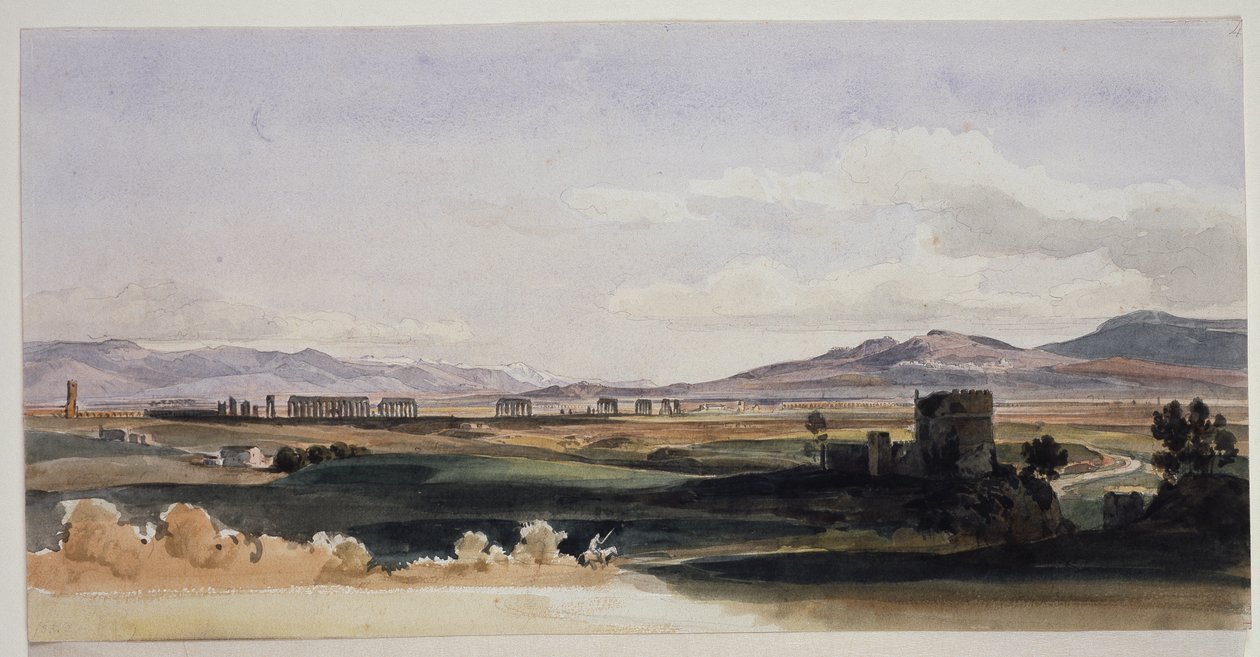 Romeinse Campagna en de Albaanse Heuvels door Ernst Fries