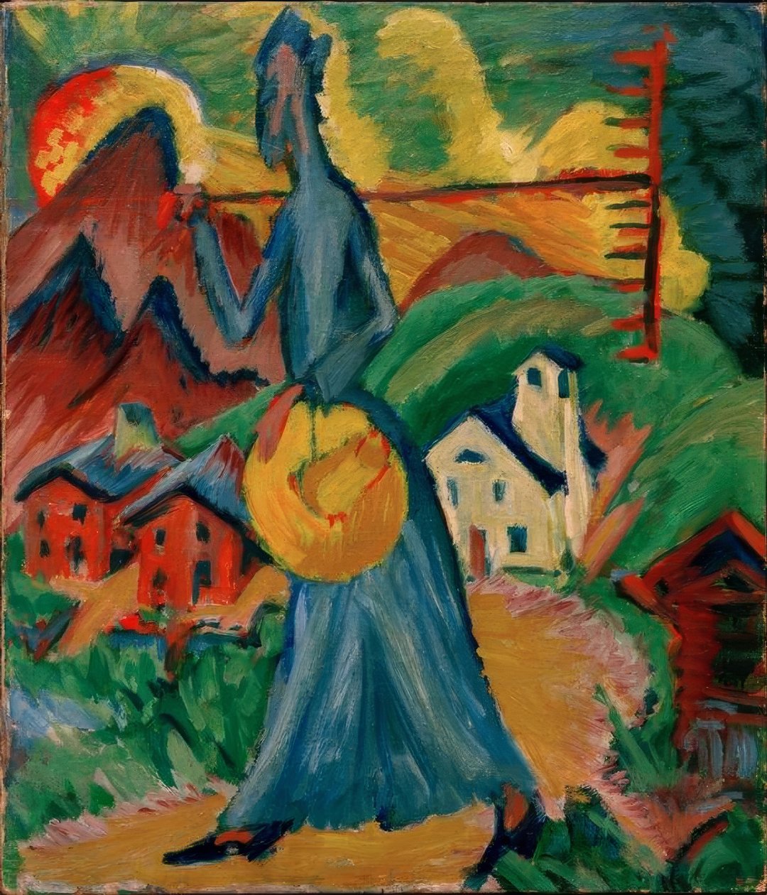 Alpenleven door Ernst Ludwig Kirchner