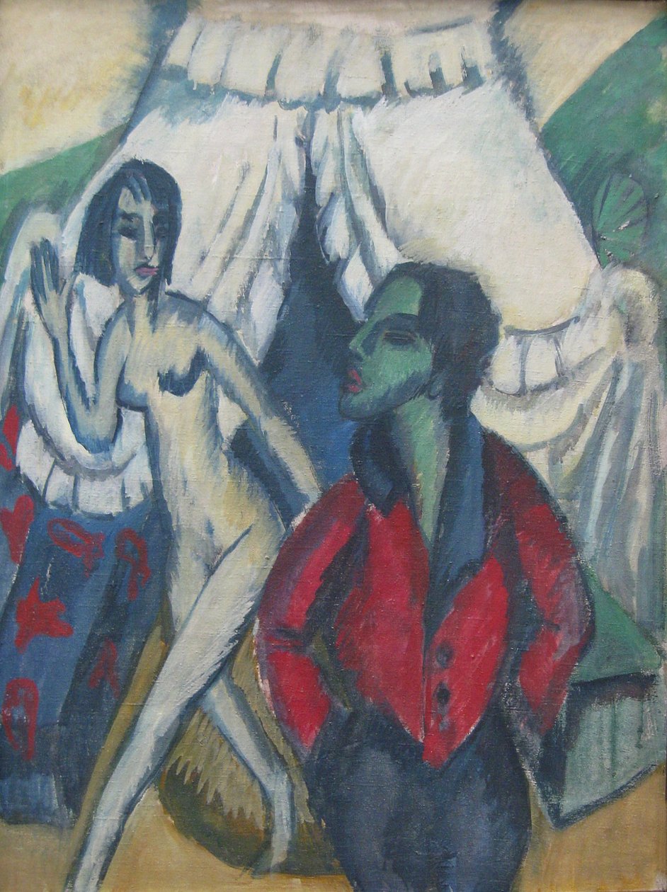 De tent door Ernst Ludwig Kirchner