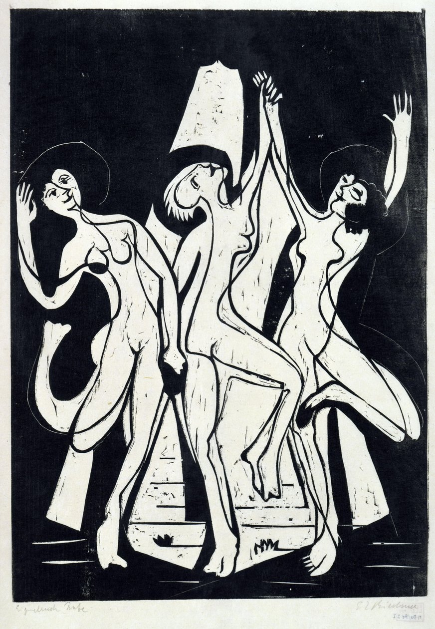 Kleurendans door Ernst Ludwig Kirchner