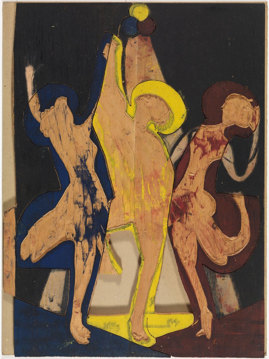 Kleuren dans, Kleurenstok I door Ernst Ludwig Kirchner