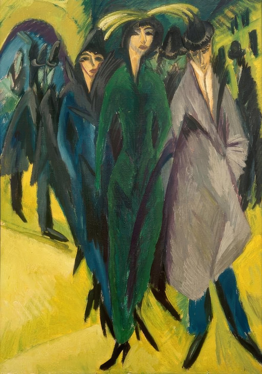 Vrouwen op straat door Ernst Ludwig Kirchner
