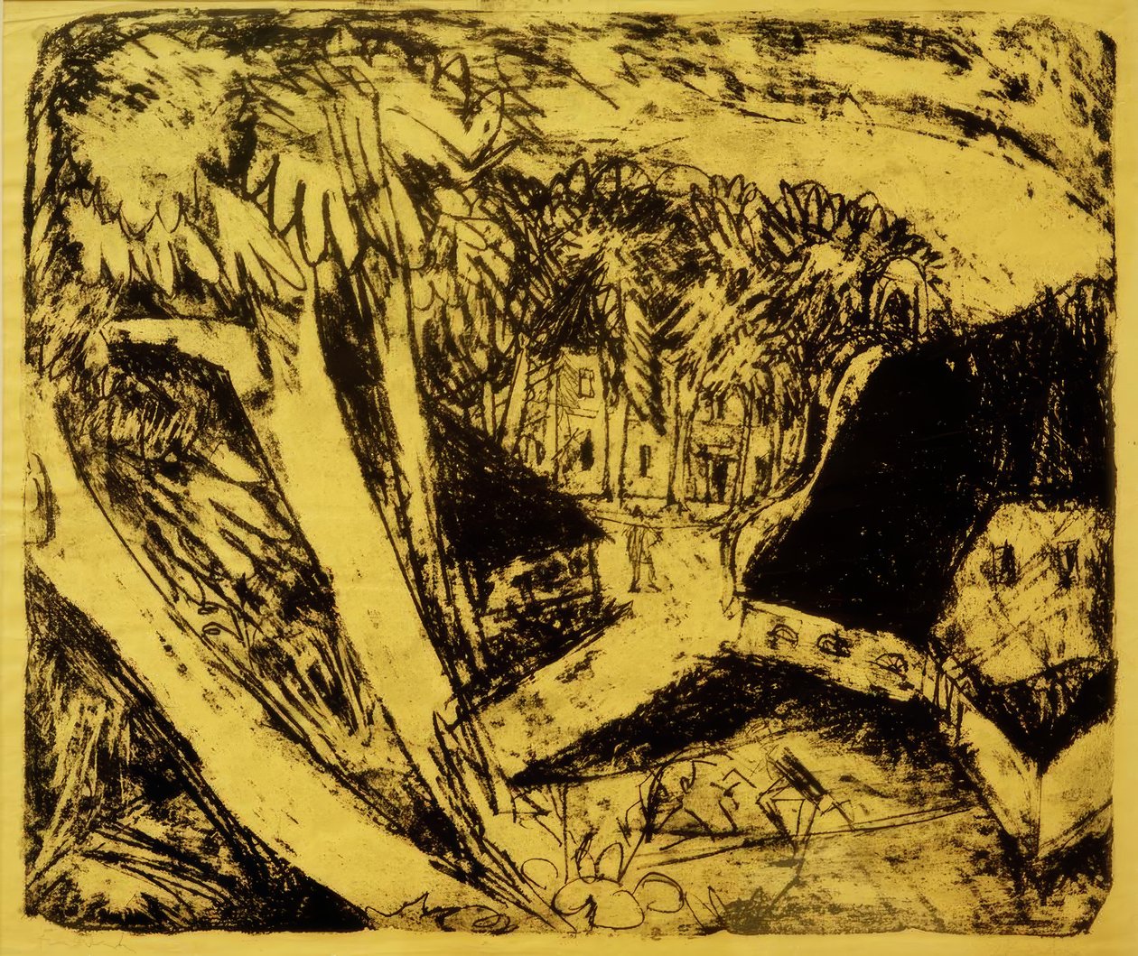 Landgoed Staberhof door Ernst Ludwig Kirchner
