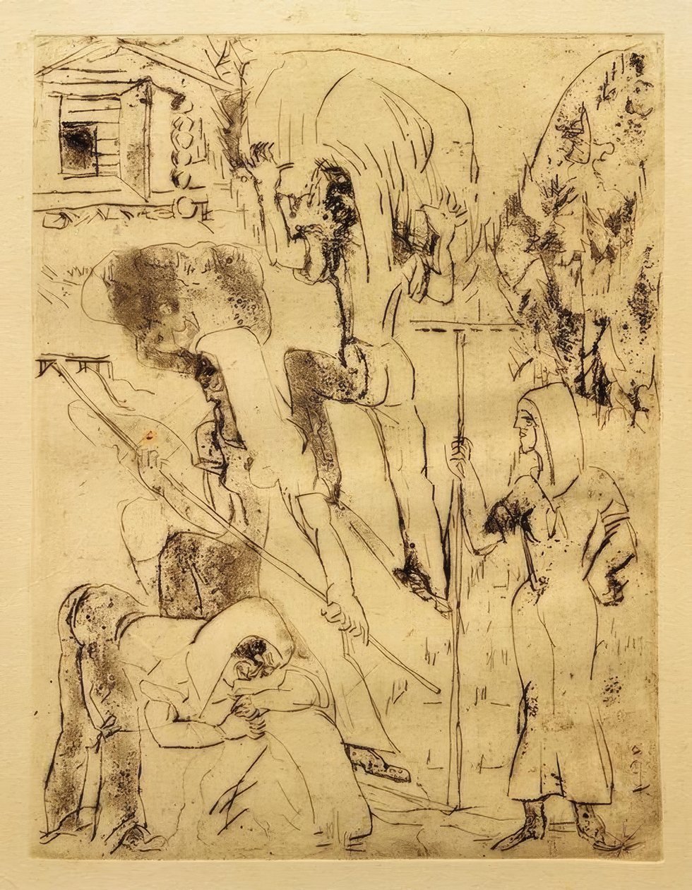 Hooioogst door Ernst Ludwig Kirchner